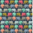 Dětské fotoalbum 10x15/140 ELEPHANTS NAVY