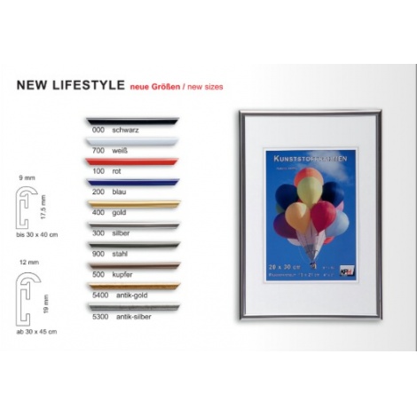 Plastový fotorámeček New Lifestyle 20x20 měděný