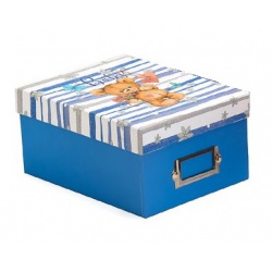 Krabice na fotografie 10x15 700 foto BABY SWING modrá