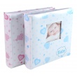 Dětské fotoalbum 10x15/200 foto BABY´s LOVELY HEARTS modré