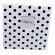 Fotoalbum na růžky 30x30/100 stran DOTS bílé