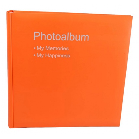 Fotoalbum na růžky 30x30/100 stran CONCEPTION oranžové