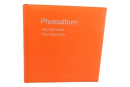 Fotoalbum na růžky 30x30/100 stran CONCEPTION oranžové