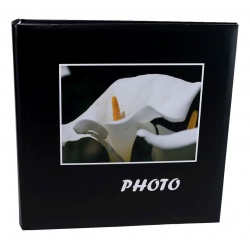 Fotoalbum na růžky 30x30/100s. BOUQUET černé