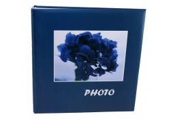 Fotoalbum na růžky 30x30/100s. BOUQUET modré