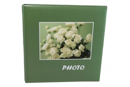 Fotoalbum na růžky 30x30/100s. BOUQUET zelené