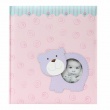 Dětské fotoalbum na růžky BABY ANIMALS 29x32/60s. růžové