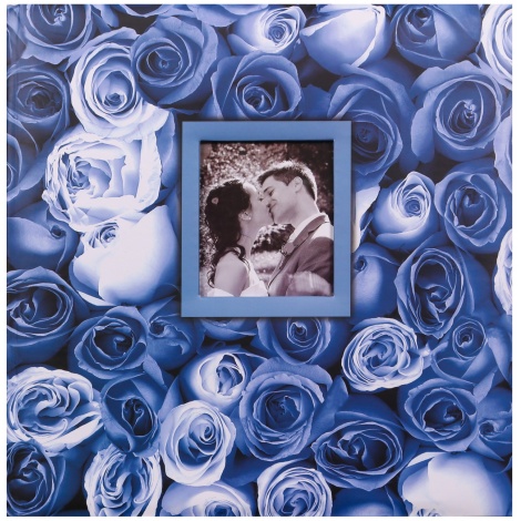 Fotoalbum na růžky 30x30/100s. ANYWHERE ROSES modré