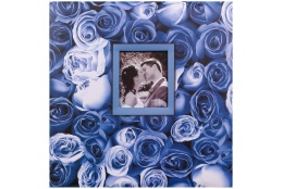Fotoalbum na růžky 30x30/100s. ANYWHERE ROSES modré