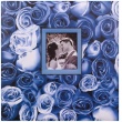 Fotoalbum na růžky 30x30/100s. ANYWHERE ROSES modré