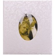 Svatební fotoalbum na růžky GRACE stříbrné