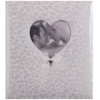 Svatební fotoalbum na růžky HAPPY END 29x32/60s. bílé