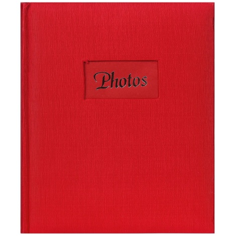 Fotoalbum na růžky 22x27cm/60s. DeLuxe červené