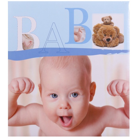 Dětské fotoalbum na růžky BABY VITAL modré