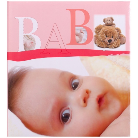 Dětské fotoalbum na růžky BABY VITAL růžové
