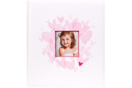 Dětské fotoalbum na růžky 29x32/60s. BABY´s MIDDLE růžové