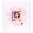 Dětské fotoalbum na růžky 29x32/60s. BABY´s MIDDLE růžové