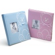 Dětské fotoalbum na růžky NEW BABY BEAR modré