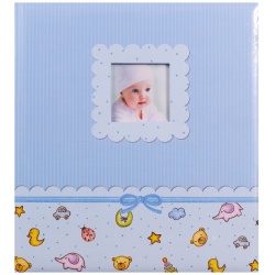 Dětské fotoalbum na růžky YOUNG BABY modré