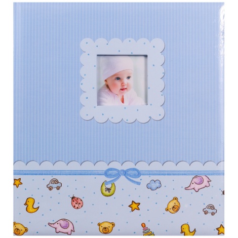 Dětské fotoalbum na růžky YOUNG BABY modré