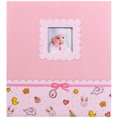 Dětské fotoalbum na růžky YOUNG BABY růžové