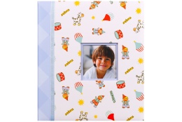 Dětské fotoalbum na růžky HAPPY KIDS modré