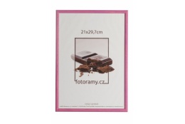 Dřevěný fotorámeček DR0C1K 9x13 C10 fialový