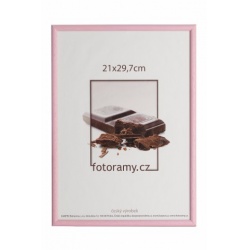 Dřevěný fotorámeček DR0C1K 9x13 C7 růžový