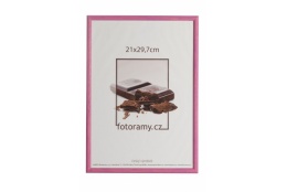 Dřevěný fotorámeček DR0C1K 13x18 C10 fialový