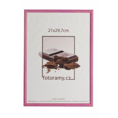 Dřevěný fotorámeček DR0C1K 30x40 C10 fialový