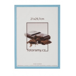 Dřevěný fotorámeček DR0C1K 30x45 C4 světle modrý
