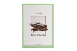 Dřevěný fotorámeček DR0C1K 30x45 C5 světle zelený
