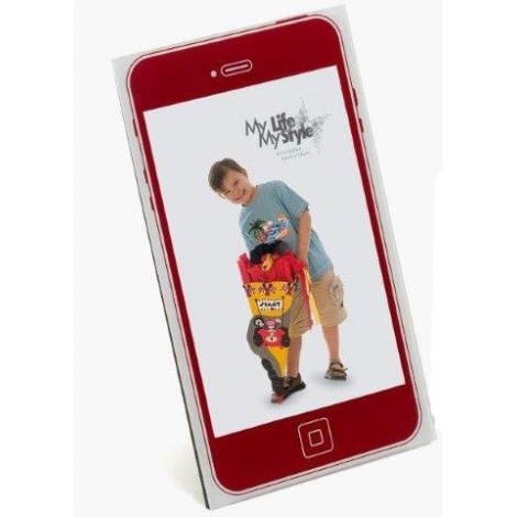 Dětský akrylový fotorámeček 10x15 KIDS MOBIL červený