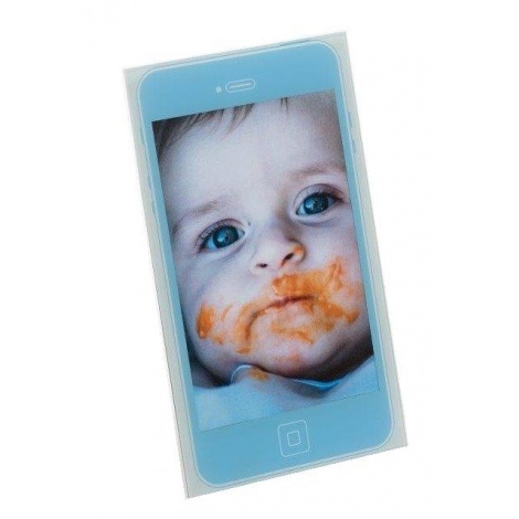 Dětský akrylový fotorámeček MOBIL 10x15 modrá