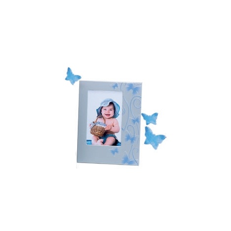 Dětský modrý fotorámeček 10x15 SMART BUTTERFLY