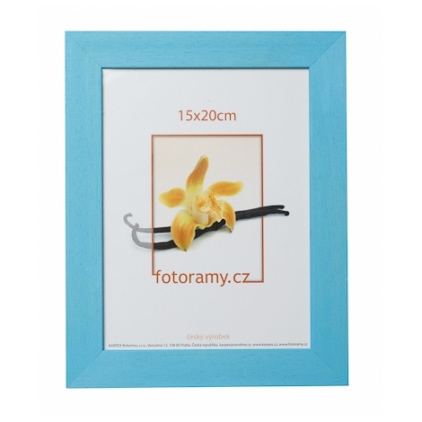 Dřevěný fotorámeček DRC11K 21x30 A4 C4 světle modrý