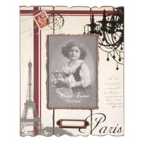 Dřevěný fotorámeček PARIS 10x15cm