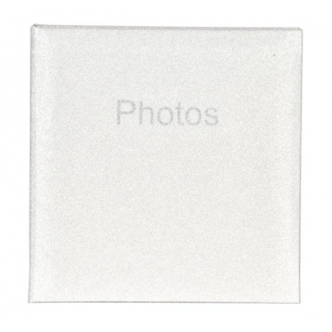Svatební fotoalbum 10x15/200 Glitter bílý