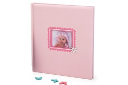 Dětské fotoalbum na růžky  BABY´S LAUGH 29x32/60 růžové