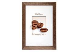 Dřevěný fotorámeček DR011K 18x24 02 tmavě hnědá