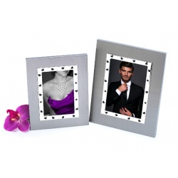 Skleněný svatební fotorámeček 10x15 LOVE