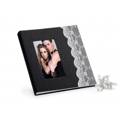 Svatební fotoalbum na růžky YES černé