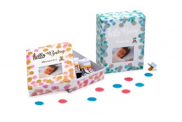 Dětská krabička na drobné upomínky HELLO BABY růžová